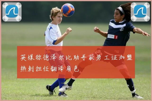 英媒称德泽尔比助手获劳工证加盟热刺担任翻译角色